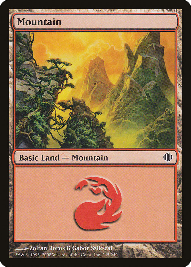 Mountain (245) [Shards of Alara] | Kessel Run Games Inc. 