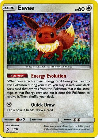 Eevee (11/12) [McDonald's Promos: 2018 Collection] | Kessel Run Games Inc. 