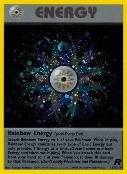 Rainbow Energy (17/82) [Team Rocket Unlimited] | Kessel Run Games Inc. 