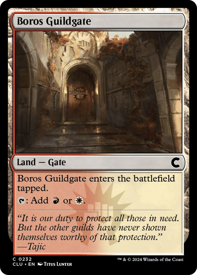 Boros Guildgate [Ravnica: Clue Edition] | Kessel Run Games Inc. 