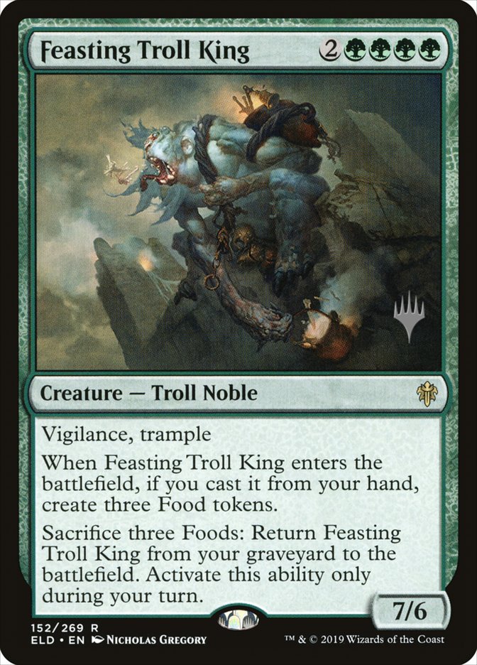 Feasting Troll King (Promo Pack) [Throne of Eldraine Promos] | Kessel Run Games Inc. 