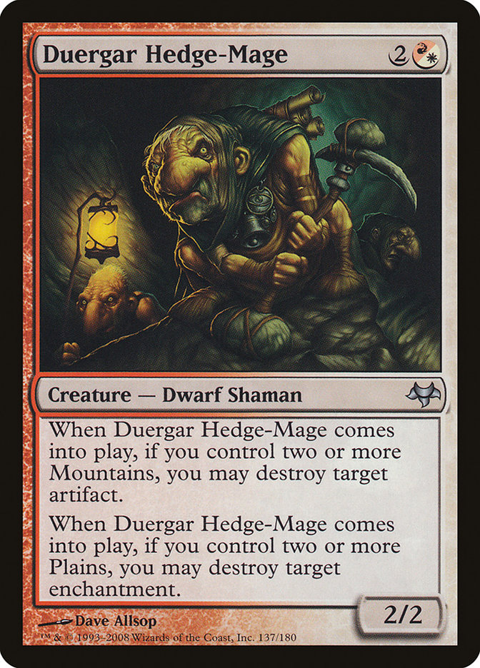 Duergar Hedge-Mage [Eventide] | Kessel Run Games Inc. 