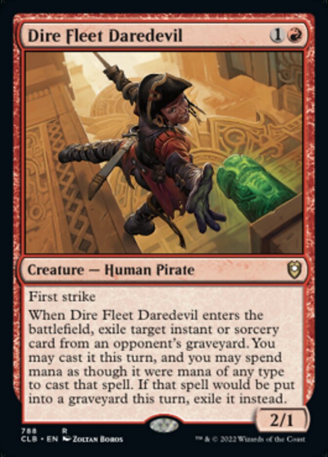 Dire Fleet Daredevil [Commander Legends: Battle for Baldur's Gate] | Kessel Run Games Inc. 