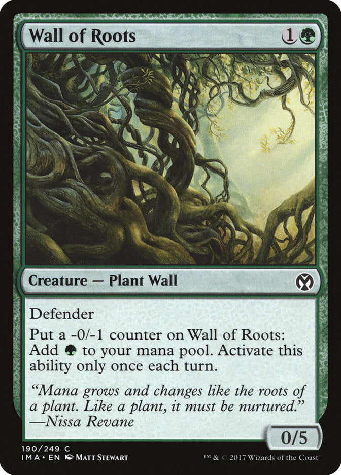 Wall of Roots [Iconic Masters] | Kessel Run Games Inc. 