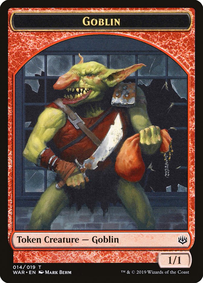 Goblin Token [War of the Spark Tokens] | Kessel Run Games Inc. 