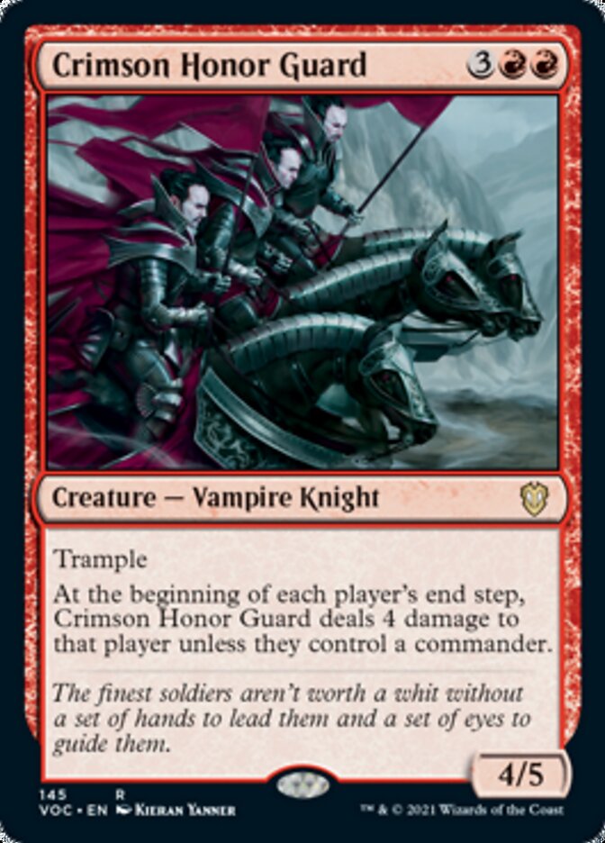 Crimson Honor Guard [Innistrad: Crimson Vow Commander] | Kessel Run Games Inc. 