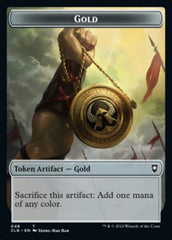 Gold // Dragon Double-Sided Token [Commander Legends: Battle for Baldur's Gate Tokens] | Kessel Run Games Inc. 