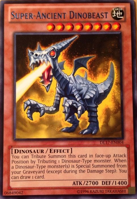 Super-Ancient Dinobeast (Blue) [DL17-EN004] Rare | Kessel Run Games Inc. 