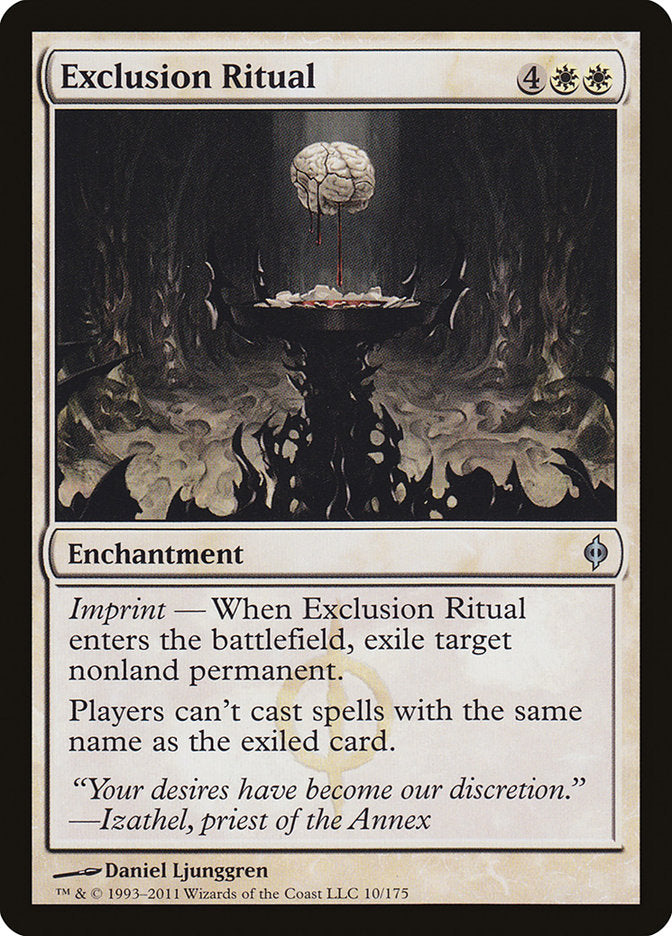 Exclusion Ritual [New Phyrexia] | Kessel Run Games Inc. 