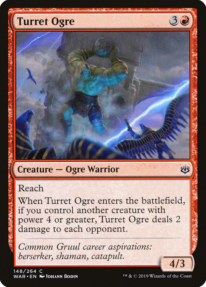Turret Ogre [War of the Spark] | Kessel Run Games Inc. 