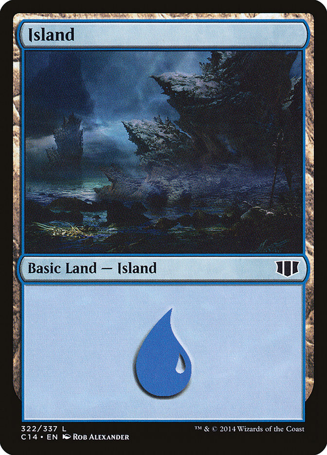 Island (322) [Commander 2014] | Kessel Run Games Inc. 