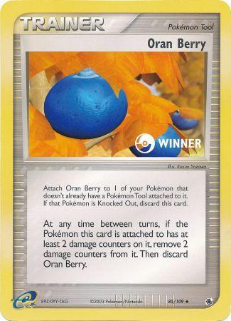 Oran Berry (85/109) (Jumbo Card) [EX: Ruby & Sapphire] | Kessel Run Games Inc. 