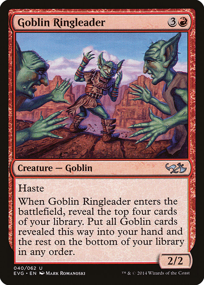 Goblin Ringleader (Elves vs. Goblins) [Duel Decks Anthology] | Kessel Run Games Inc. 