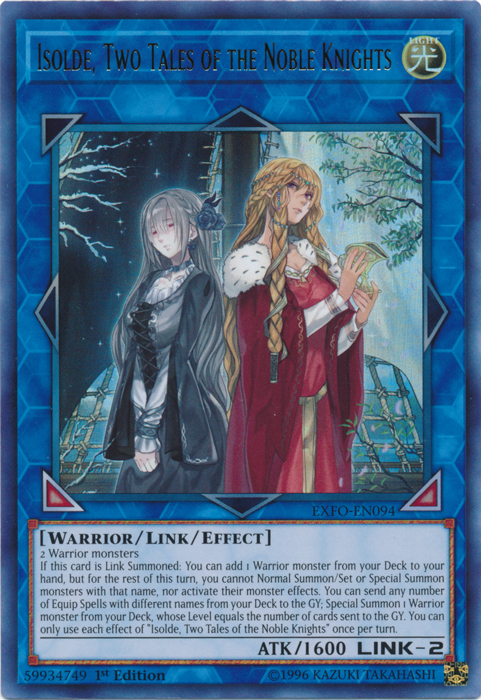 Isolde, Two Tales of the Noble Knights [EXFO-EN094] Ultra Rare | Kessel Run Games Inc. 