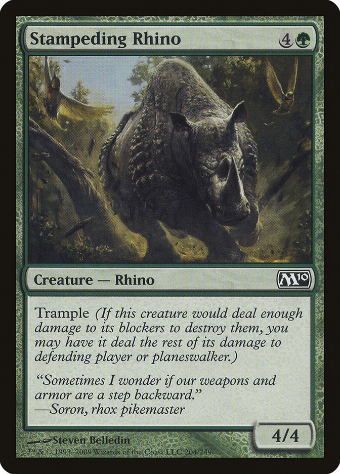 Stampeding Rhino [Magic 2010] | Kessel Run Games Inc. 
