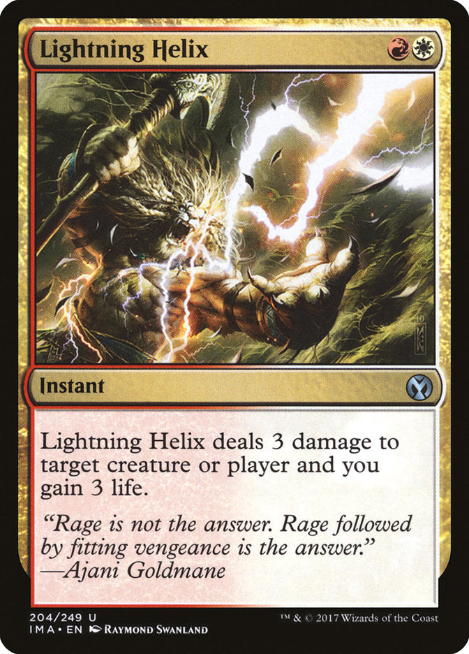 Lightning Helix [Iconic Masters] | Kessel Run Games Inc. 
