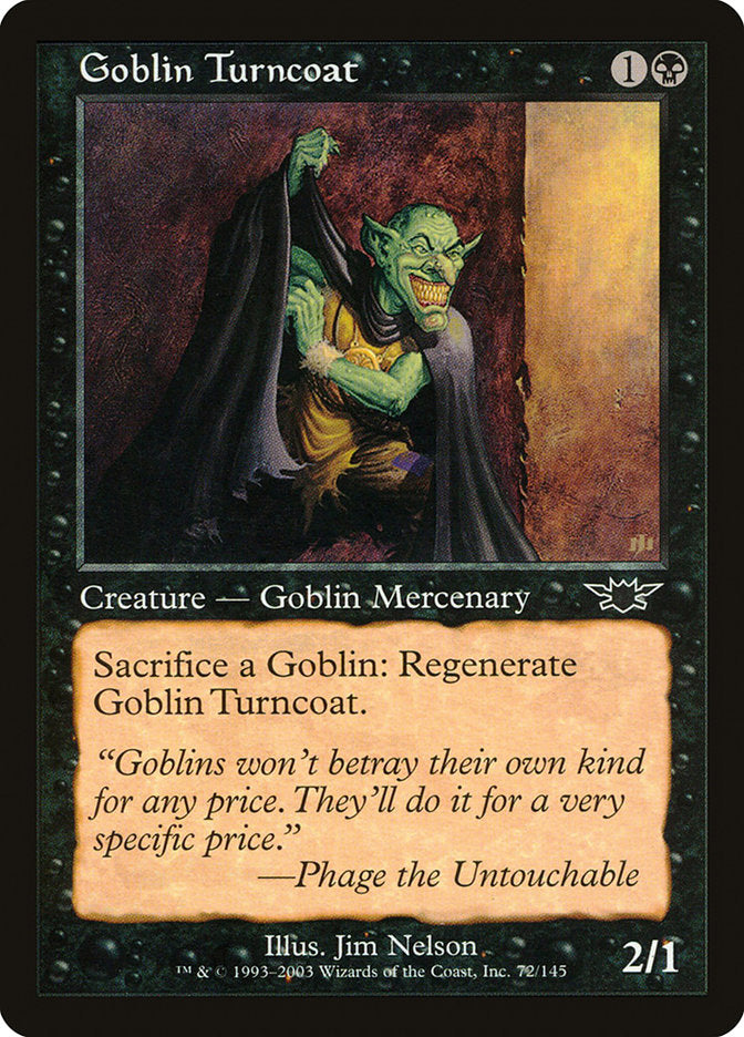 Goblin Turncoat [Legions] | Kessel Run Games Inc. 