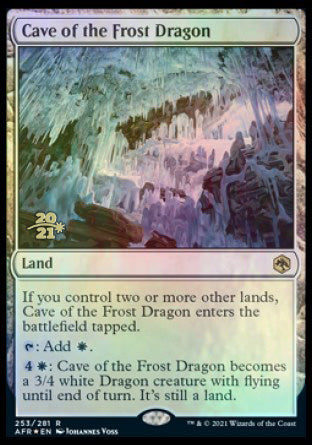 Cave of the Frost Dragon [Dungeons & Dragons: Adventures in the Forgotten Realms Prerelease Promos] | Kessel Run Games Inc. 