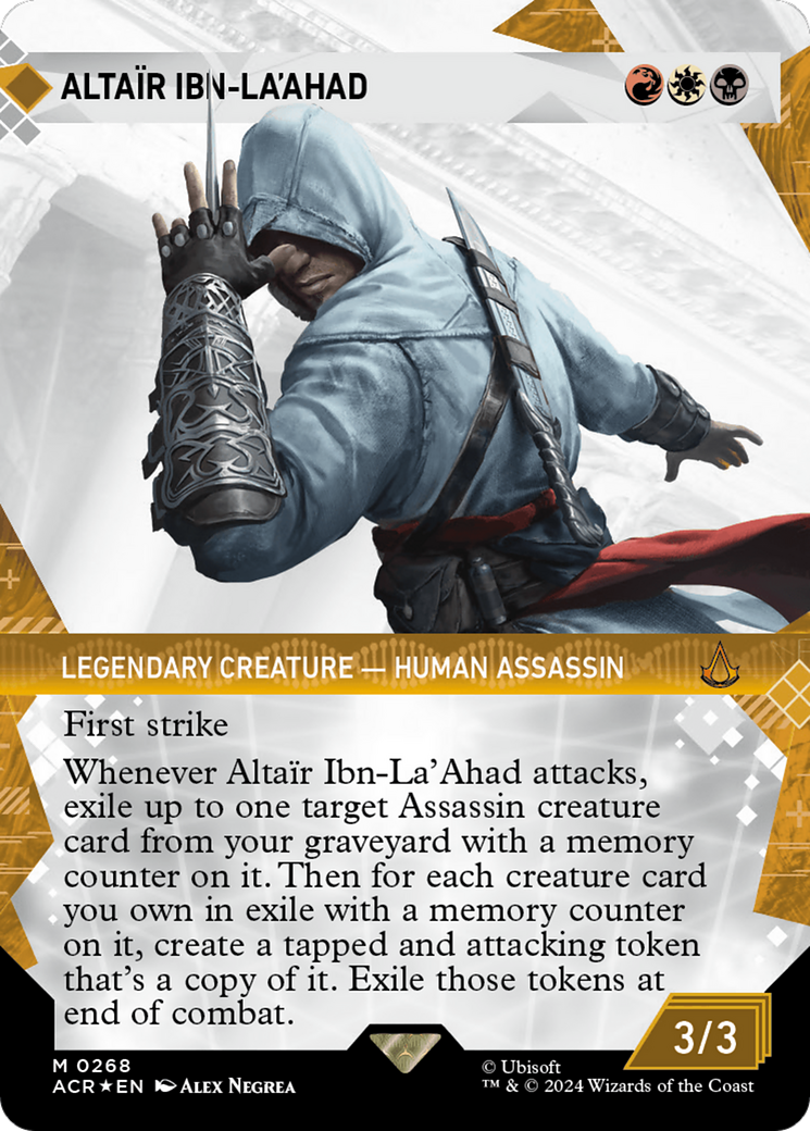Altair Ibn-La'Ahad (Showcase) (Textured Foil) [Assassin's Creed] | Kessel Run Games Inc. 