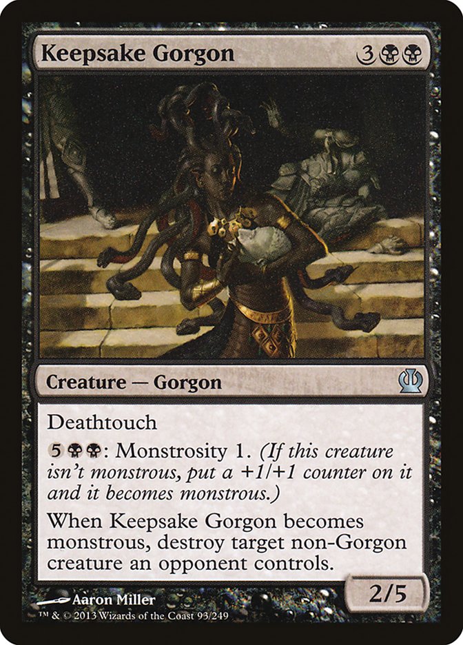 Keepsake Gorgon [Theros] | Kessel Run Games Inc. 