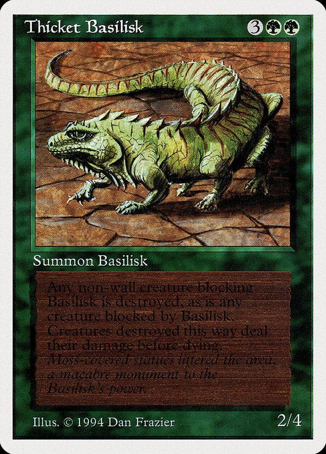 Thicket Basilisk [Summer Magic / Edgar] | Kessel Run Games Inc. 