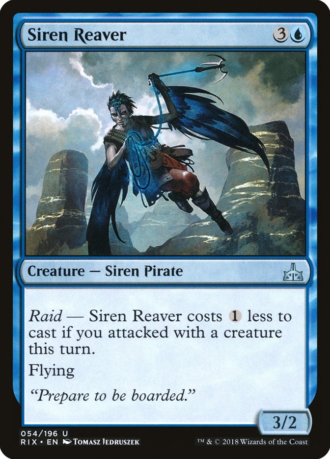 Siren Reaver [Rivals of Ixalan] | Kessel Run Games Inc. 
