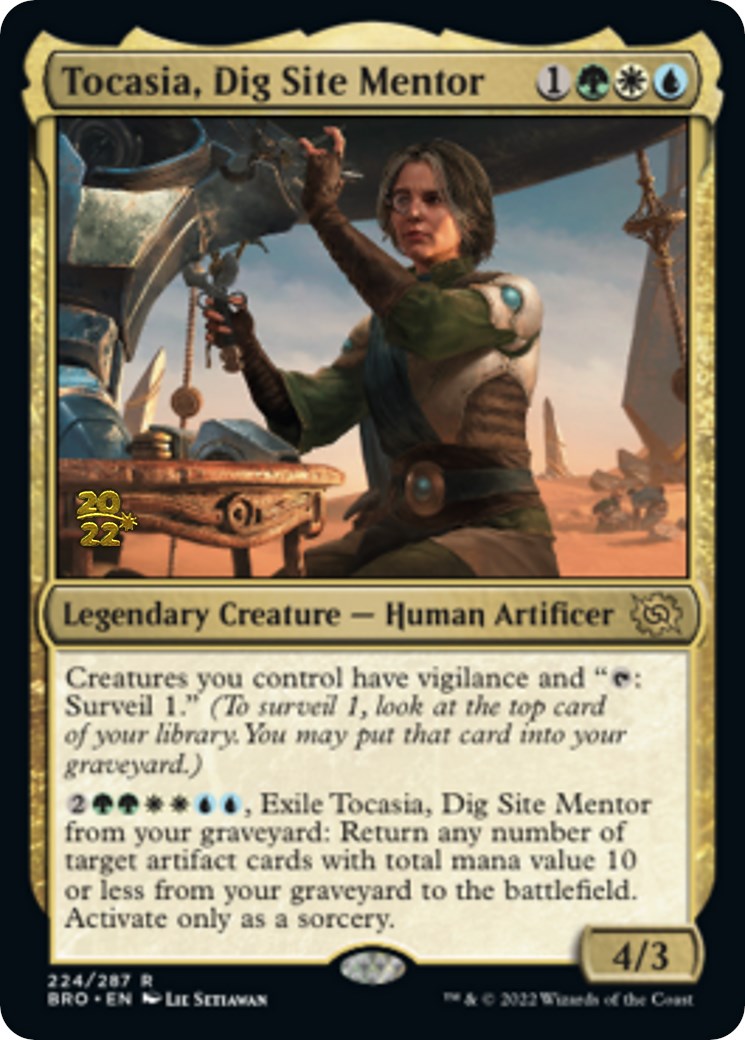 Tocasia, Dig Site Mentor [The Brothers' War Prerelease Promos] | Kessel Run Games Inc. 