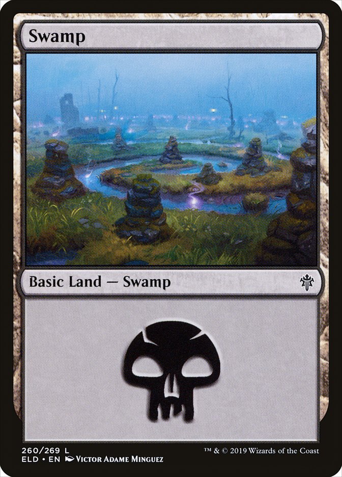 Swamp (260) [Throne of Eldraine] | Kessel Run Games Inc. 