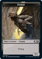 Demon // Pirate Double-Sided Token [Core Set 2021 Tokens] | Kessel Run Games Inc. 