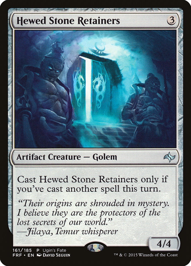 Hewed Stone Retainers [Ugin's Fate] | Kessel Run Games Inc. 