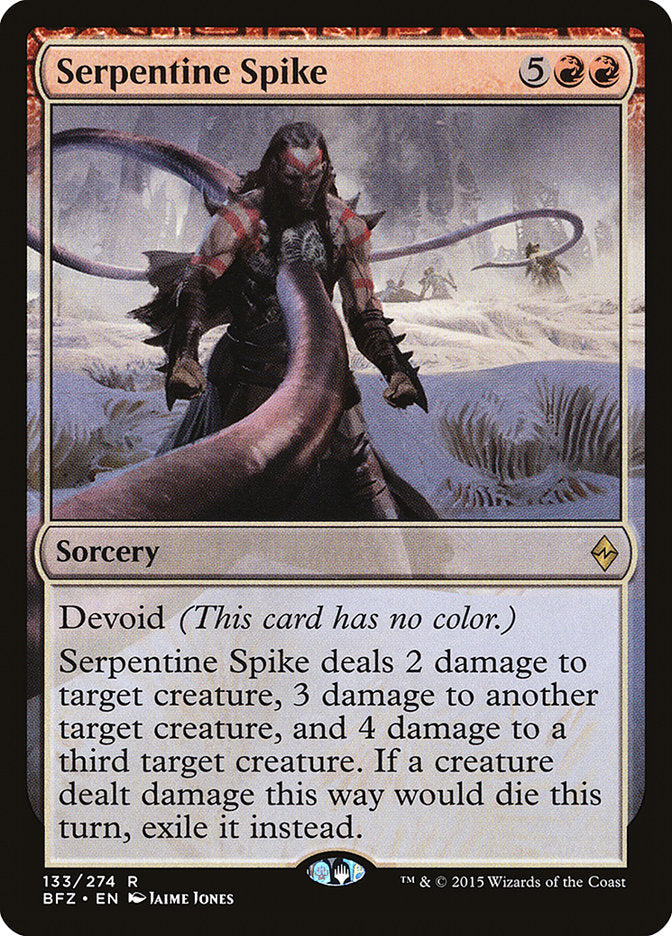 Serpentine Spike [Battle for Zendikar] | Kessel Run Games Inc. 