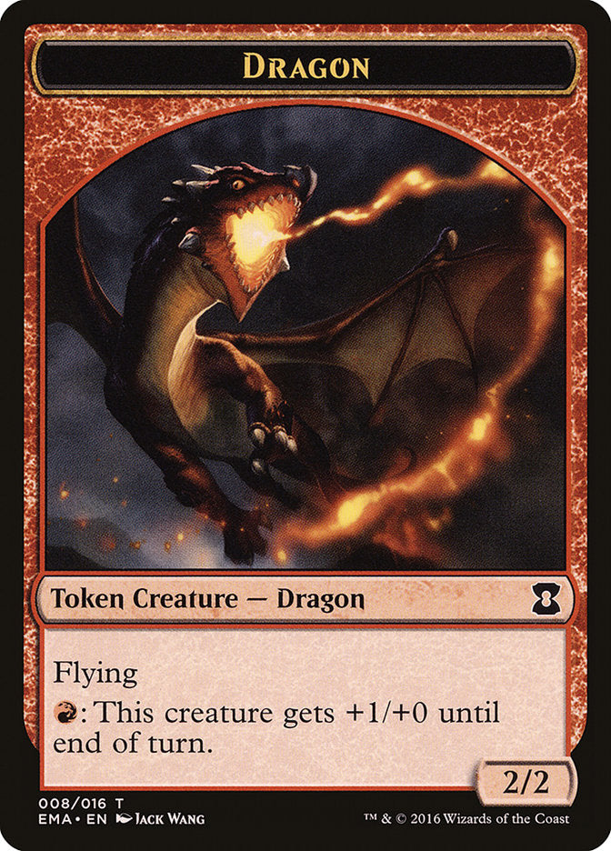 Dragon Token [Eternal Masters Tokens] | Kessel Run Games Inc. 