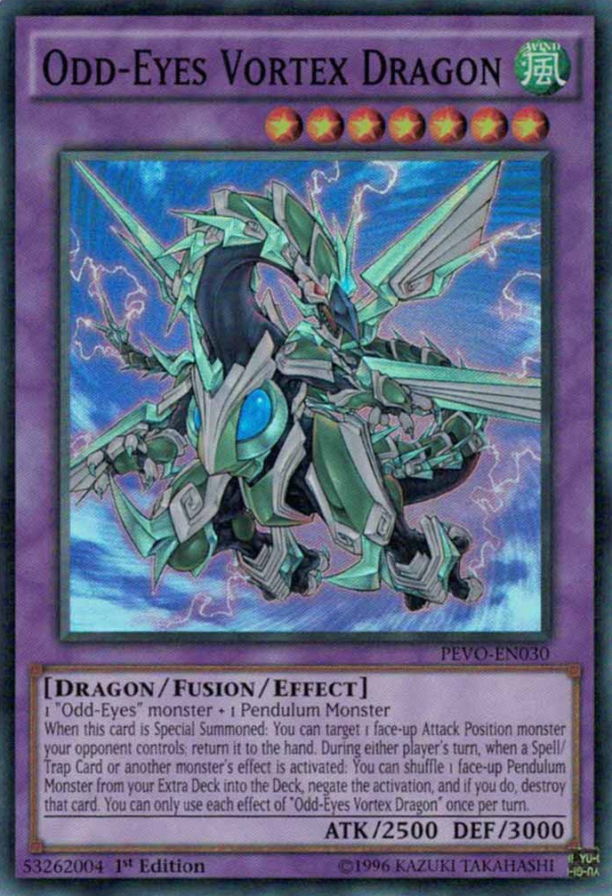 Odd-Eyes Vortex Dragon [PEVO-EN030] Super Rare | Kessel Run Games Inc. 