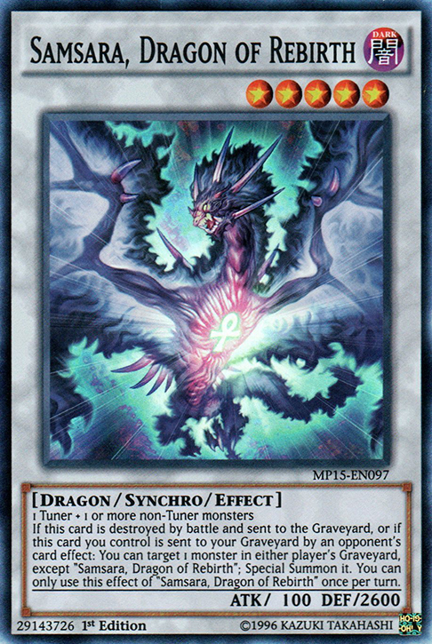 Samsara, Dragon of Rebirth [MP15-EN097] Super Rare | Kessel Run Games Inc. 