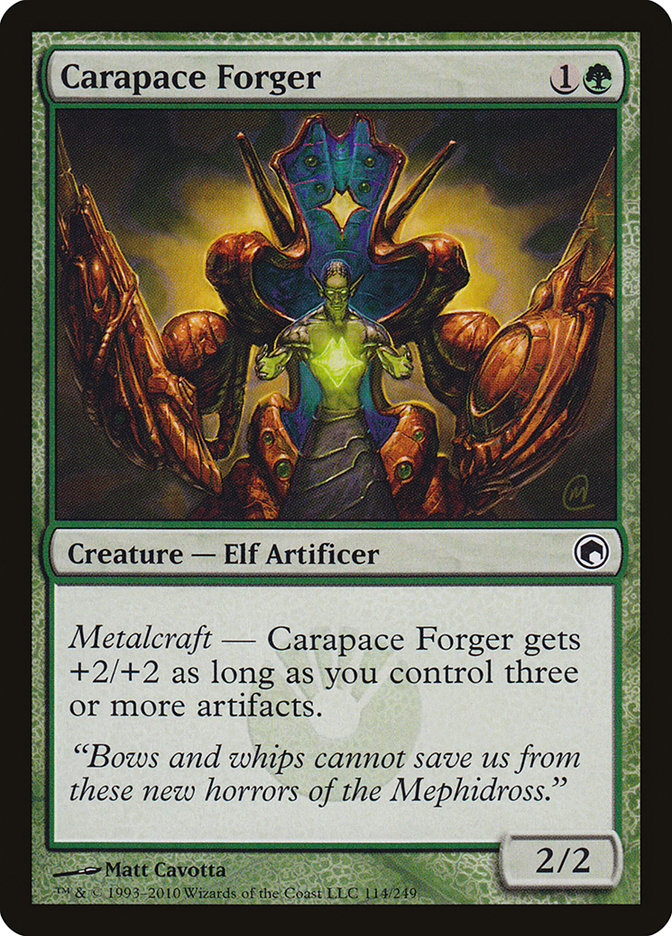 Carapace Forger [Scars of Mirrodin] | Kessel Run Games Inc. 