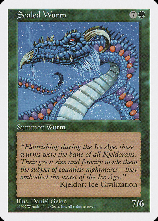 Scaled Wurm [Fifth Edition] | Kessel Run Games Inc. 