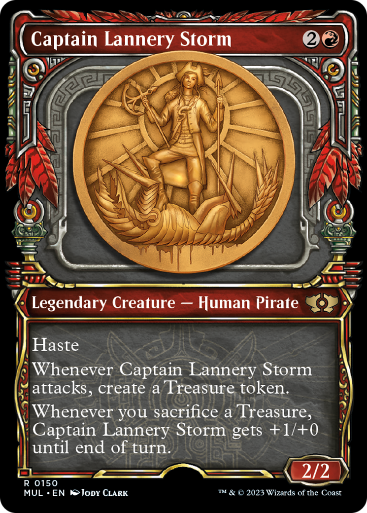 Captain Lannery Storm (Halo Foil) [Multiverse Legends] | Kessel Run Games Inc. 