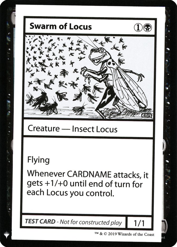 Swarm of Locus [Mystery Booster Playtest Cards] | Kessel Run Games Inc. 