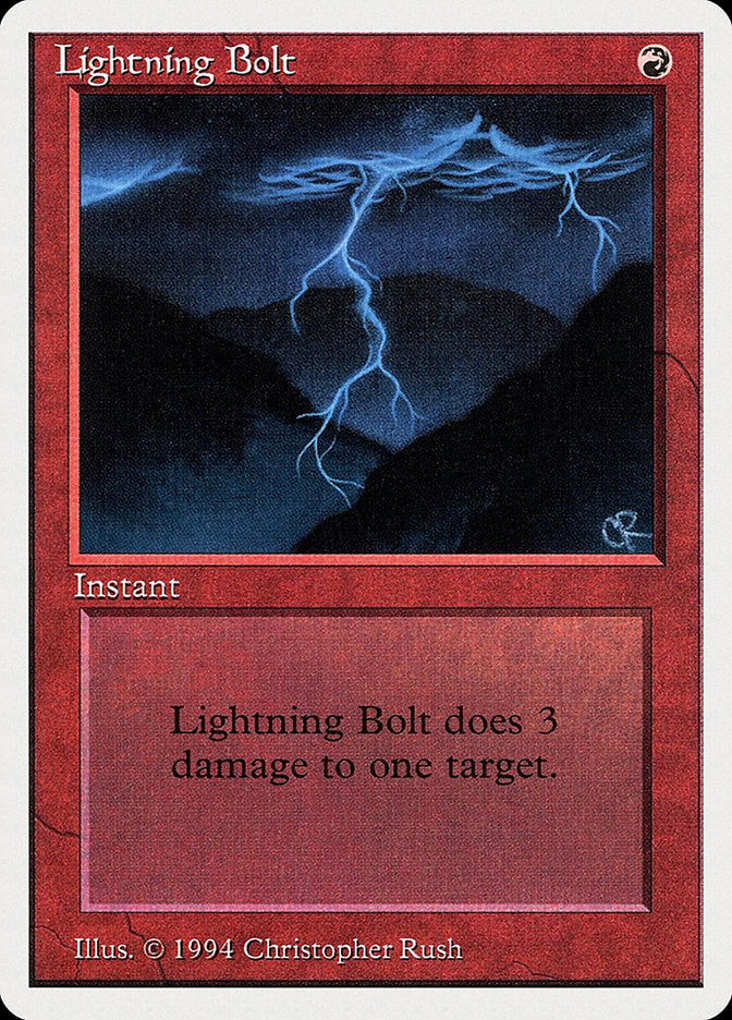 Lightning Bolt [Summer Magic / Edgar] | Kessel Run Games Inc. 