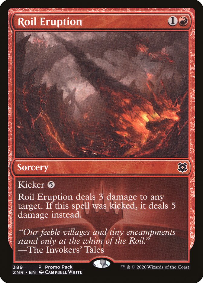 Roil Eruption (Promo Pack) [Zendikar Rising Promos] | Kessel Run Games Inc. 