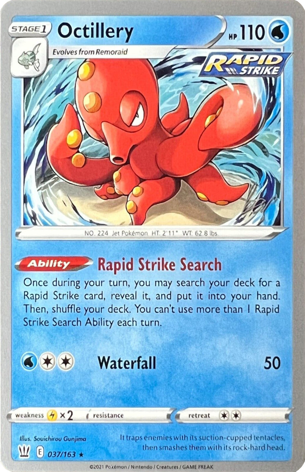 Octillery (037/163) (Cheryl Again - Sebastian Lashmet) [World Championships 2022] | Kessel Run Games Inc. 