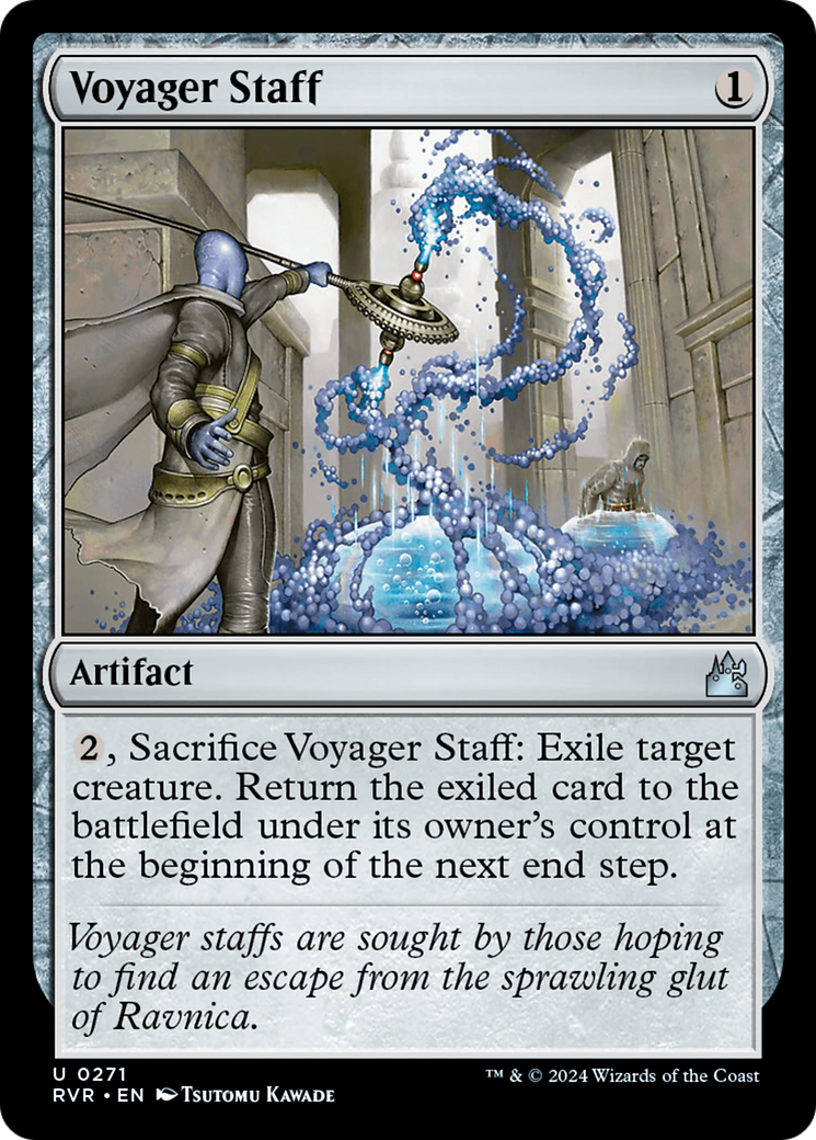 Voyager Staff [Ravnica Remastered] | Kessel Run Games Inc. 