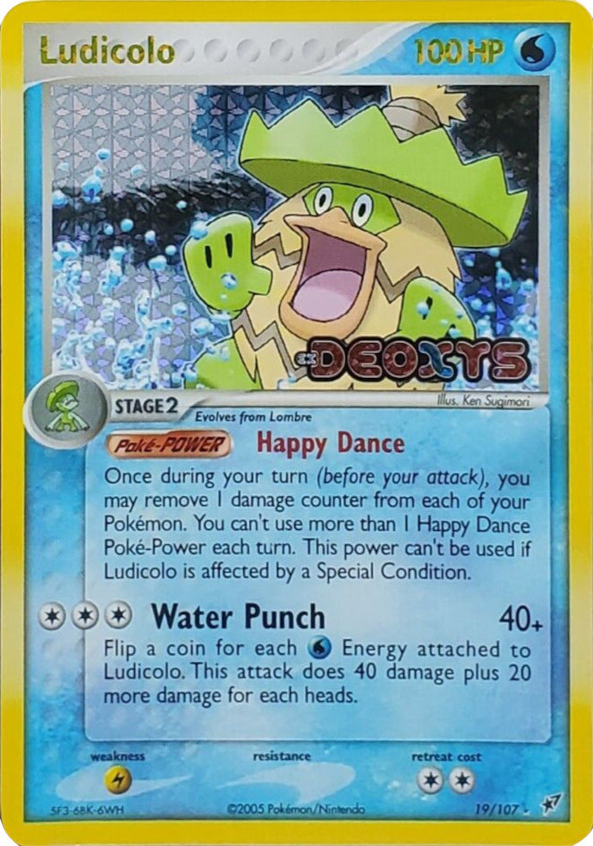 Ludicolo (19/107) (Stamped) [EX: Deoxys] | Kessel Run Games Inc. 