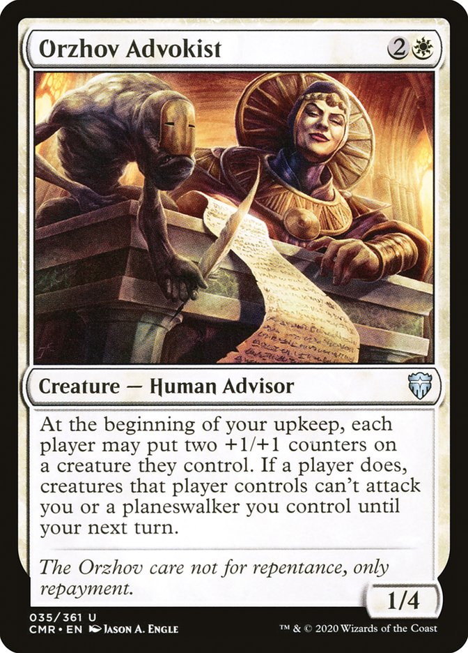 Orzhov Advokist [Commander Legends] | Kessel Run Games Inc. 