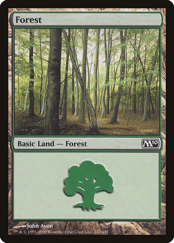 Forest (247) [Magic 2010] | Kessel Run Games Inc. 