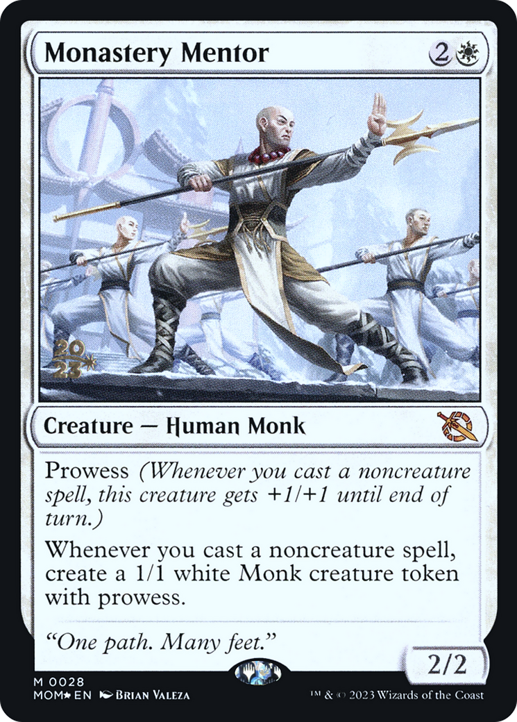Monastery Mentor [March of the Machine Prerelease Promos] | Kessel Run Games Inc. 