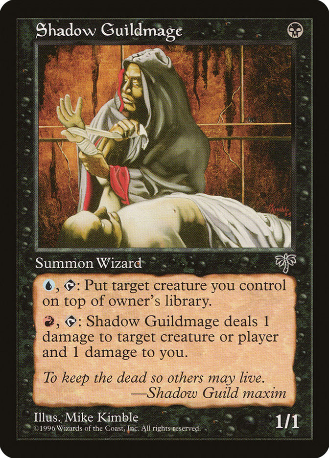 Shadow Guildmage [Mirage] | Kessel Run Games Inc. 