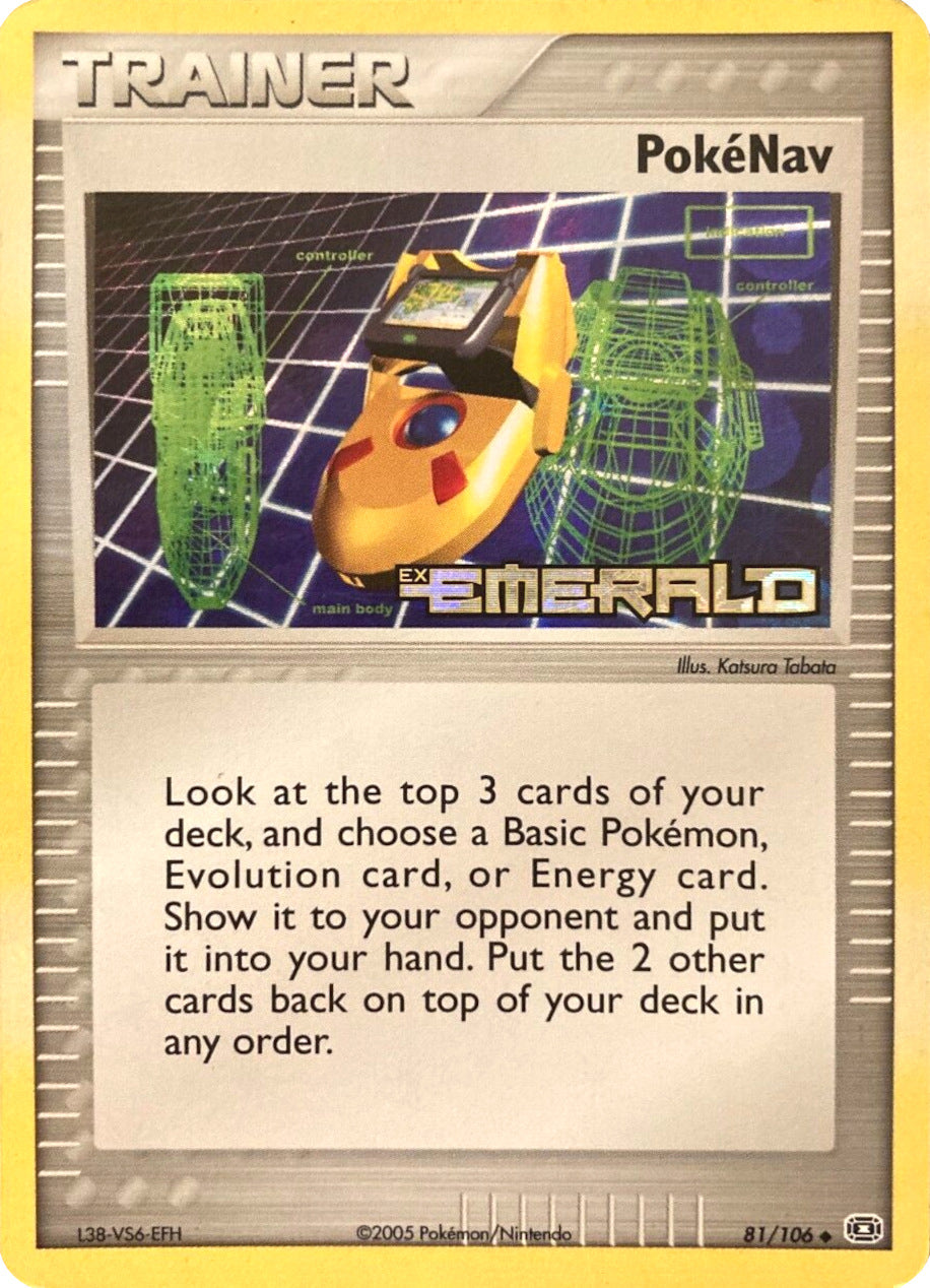 PokeNav (81/106) (Stamped) [EX: Emerald] | Kessel Run Games Inc. 