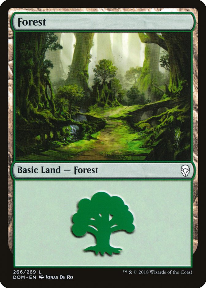 Forest (266) [Dominaria] | Kessel Run Games Inc. 