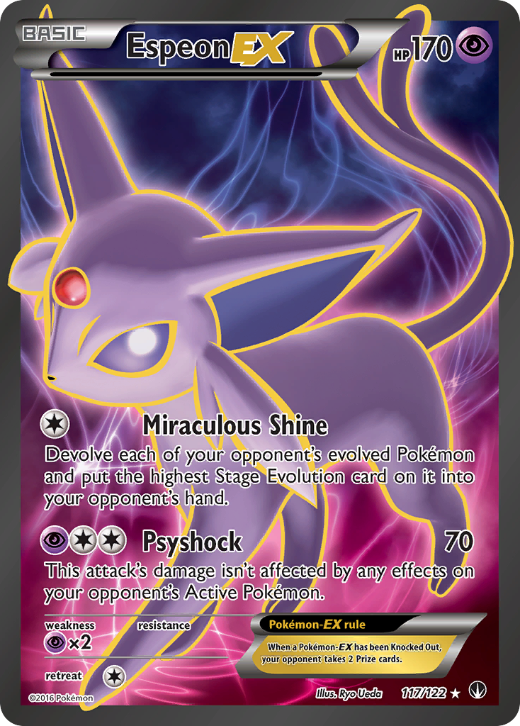 Espeon EX (117/122) [XY: BREAKpoint] | Kessel Run Games Inc. 